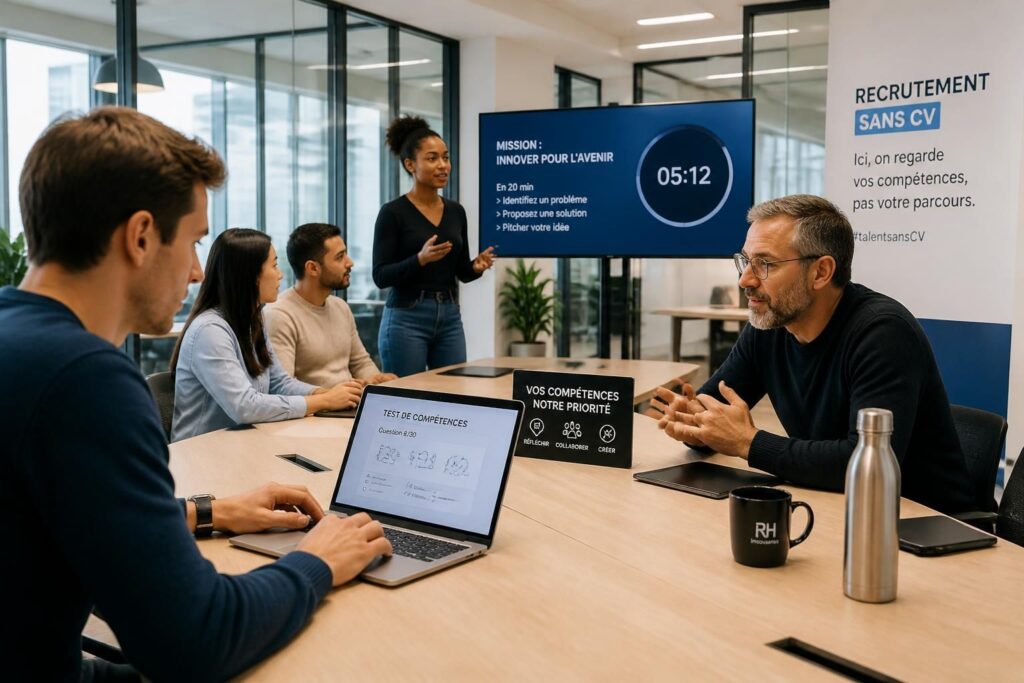 découvrez comment le recrutement sans cv révolutionne la sélection des candidats grâce à des méthodes innovantes de test, simulation et évaluation pour mieux cerner les compétences.