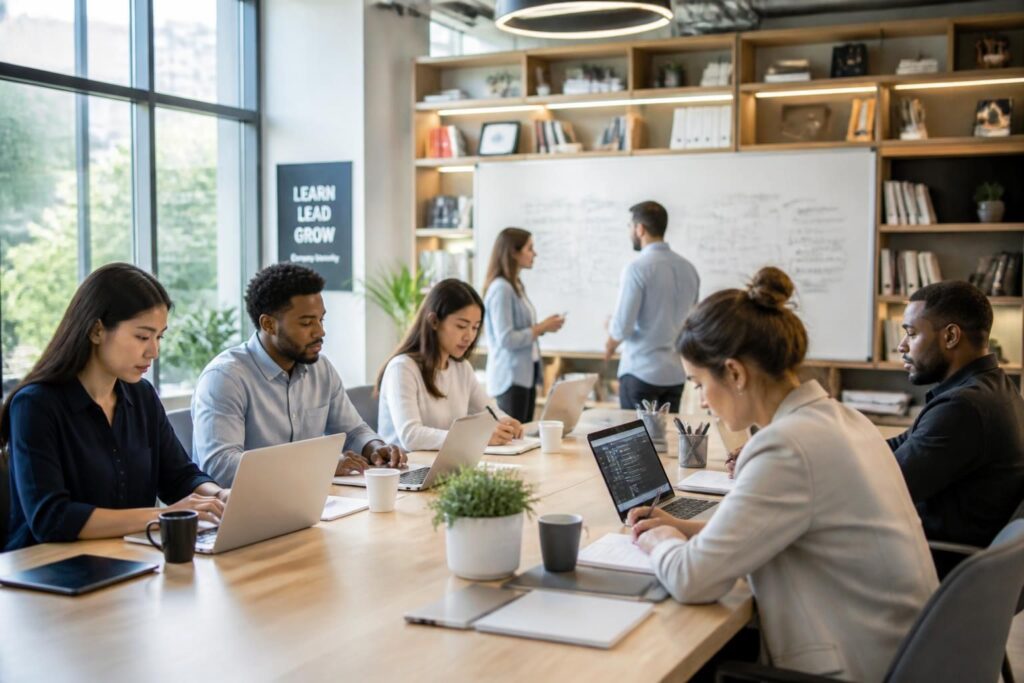 découvrez pourquoi les entreprises lancent leur propre université d'entreprise et comment amorcer ce projet pour former efficacement leurs collaborateurs.