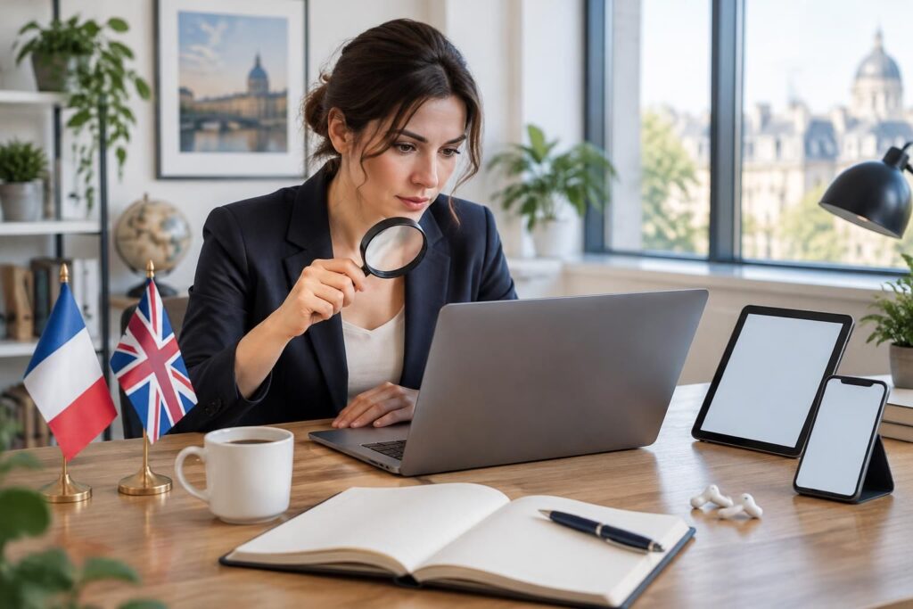 découvrez les solutions gratuites de traduction français-anglais et nos conseils pour choisir un traducteur professionnel fiable et adapté à vos besoins.